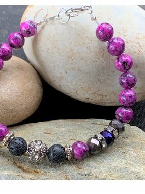 Purple Agate Bracelet